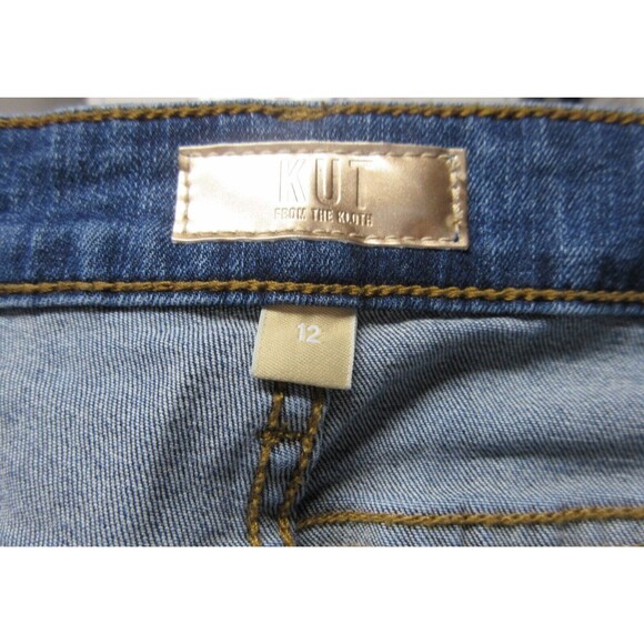 KUT from the Kloth Diana Fab Ab Skinny High Rise Jeans Size 12 Blue MSRP 89.00 - Picture 3 of 10
